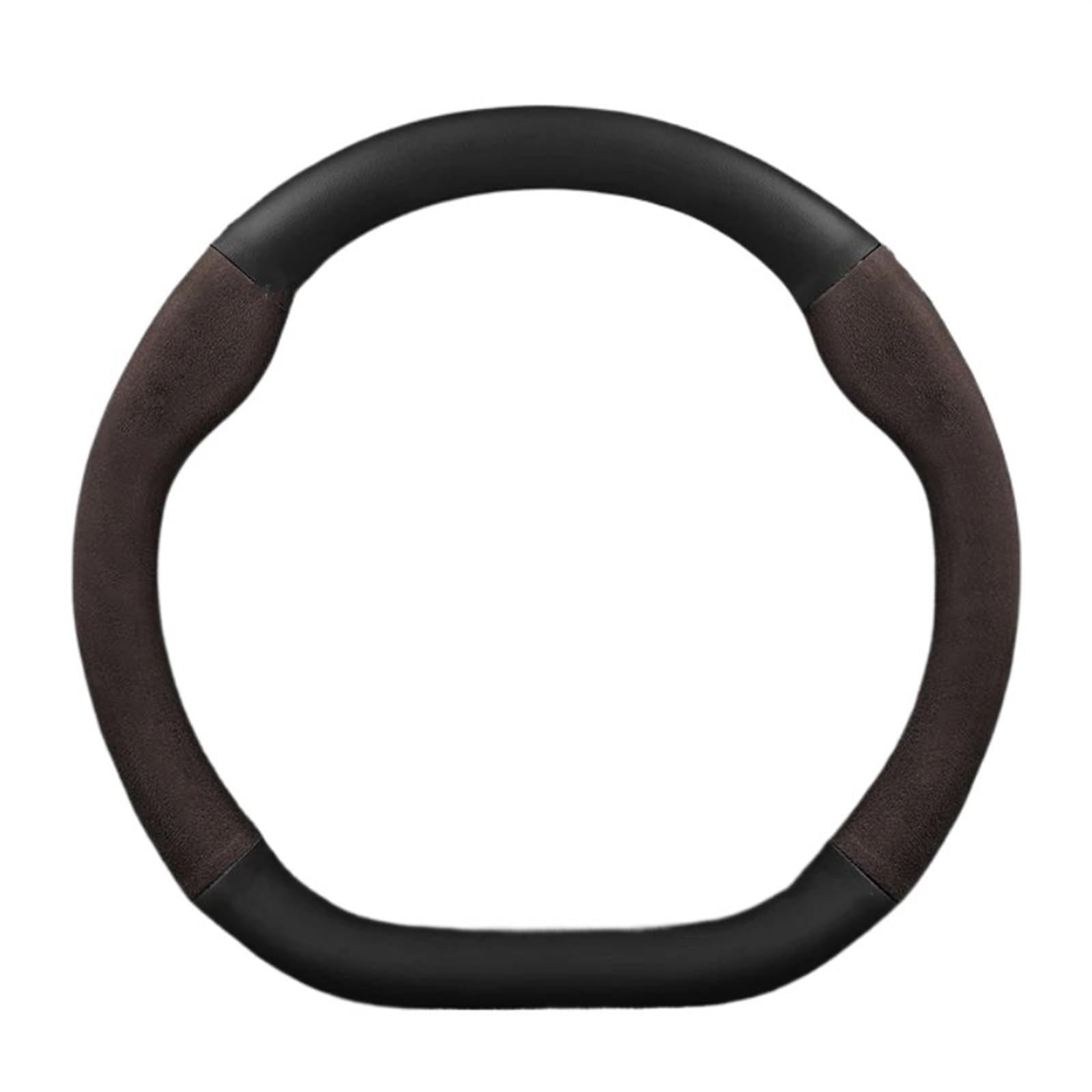 Steering Wheel Cover Für Citroen DS3 DS4 DS5 DS5 DS 5LS DS6 DS7 DS9 DS Für SPIRIT Autozubehör Carbon Faser Leder Auto Lenkrad Abdeckung 37-38cm Lenkradabdeckung(D Style B Brown) von CRUBVQQ