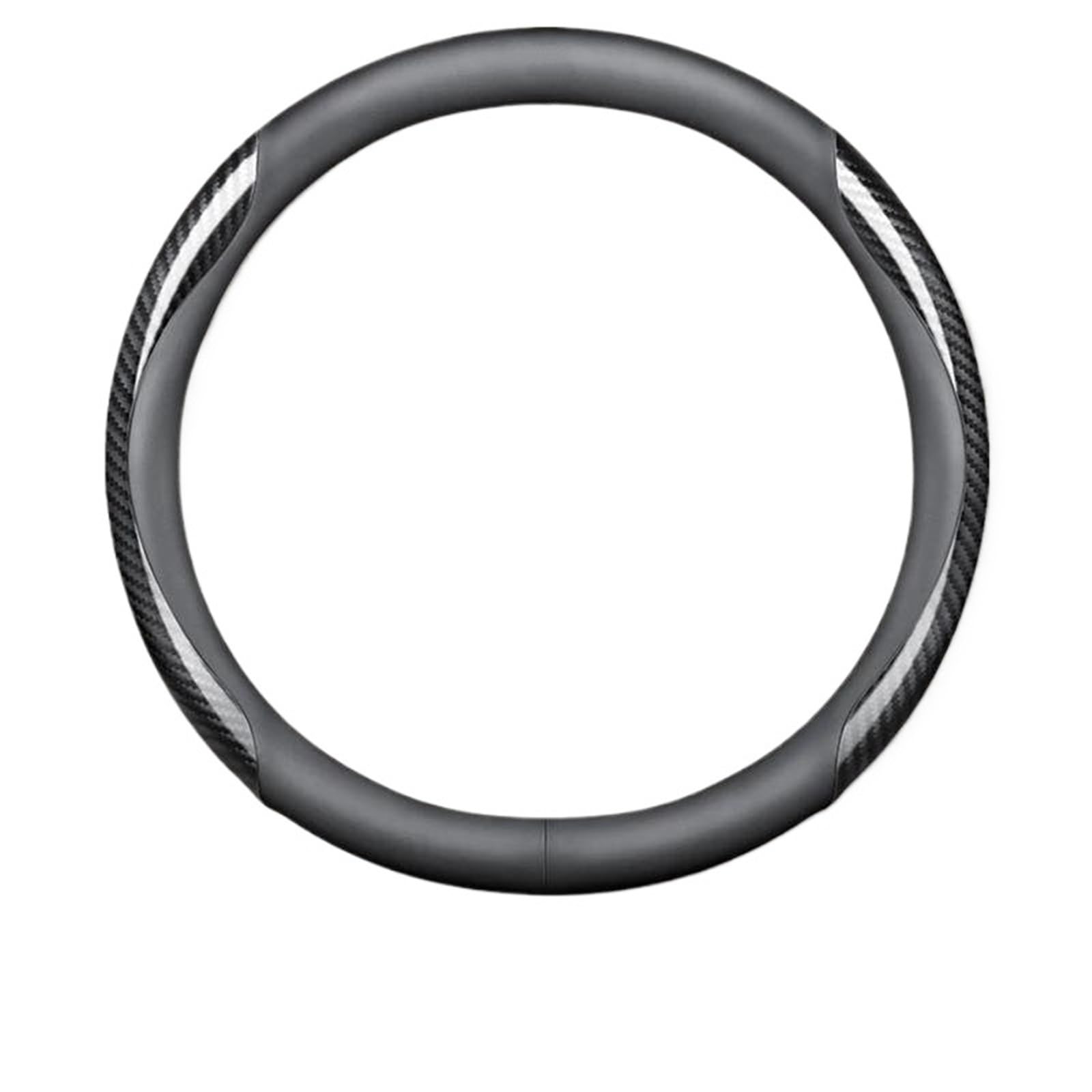 Steering Wheel Cover Für Haval Für H6 Für Jolion H3 H2 F7 X H9 H5 Für M4 Für Great Für Wall Poer Für GWM Zubehör Carbon Faser Auto Lenkrad Abdeckung Leder Lenkradabdeckung(O Style B Black) von CRUBVQQ