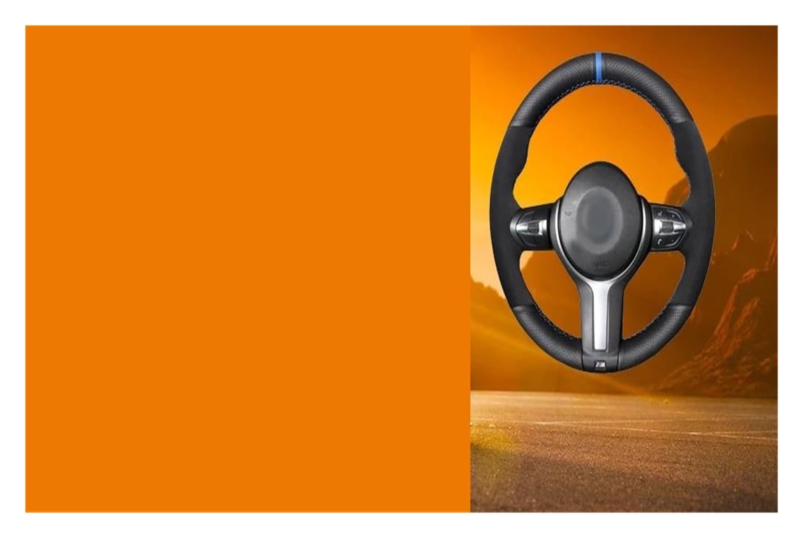 Steering Wheel Cover Für VW Für Golf 7 Für GTI R Für MK7 Für Polo Für Scirocco 2015 2016 Schwarz Wildleder Auto Lenkrad Abdeckung Lenkradabdeckung(5) von CRUBVQQ