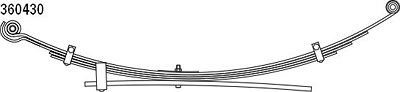 Cs Germany Federnpaket [Hersteller-Nr. 10.360.430.00] für Fiat, Mitsubishi von CS Germany