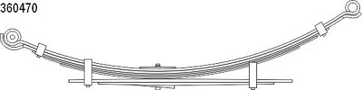 Cs Germany Federnpaket [Hersteller-Nr. 10.360.470.00] für Fiat, Mitsubishi von CS Germany