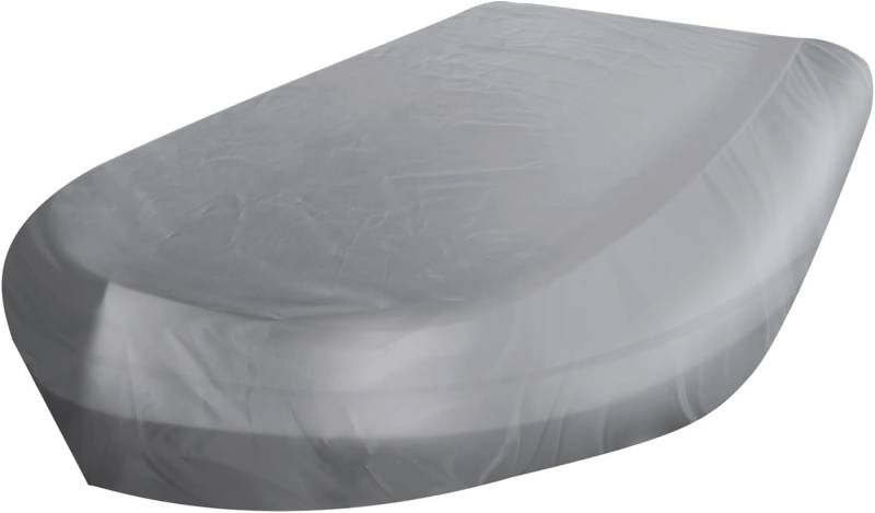 Boot Abdeckplane Schlauchboot, 210D Oxford-Stoff Tarpaulin Wasserdicht Staubdicht UV-Beständig reißfest Liegeplane Abdeckung Cover, Schützen Kajak Kanu Angelboot (Grau, 270 * 94 * 46cm) von CSARPECT