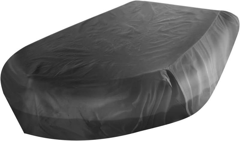 Boot Abdeckplane Schlauchboot, 210D Oxford-Stoff Tarpaulin Wasserdicht Staubdicht UV-Beständig reißfest Liegeplane Abdeckung Cover, Schützen Kajak Kanu Angelboot (Schwarz, 230 * 94 * 46cm) von CSARPECT