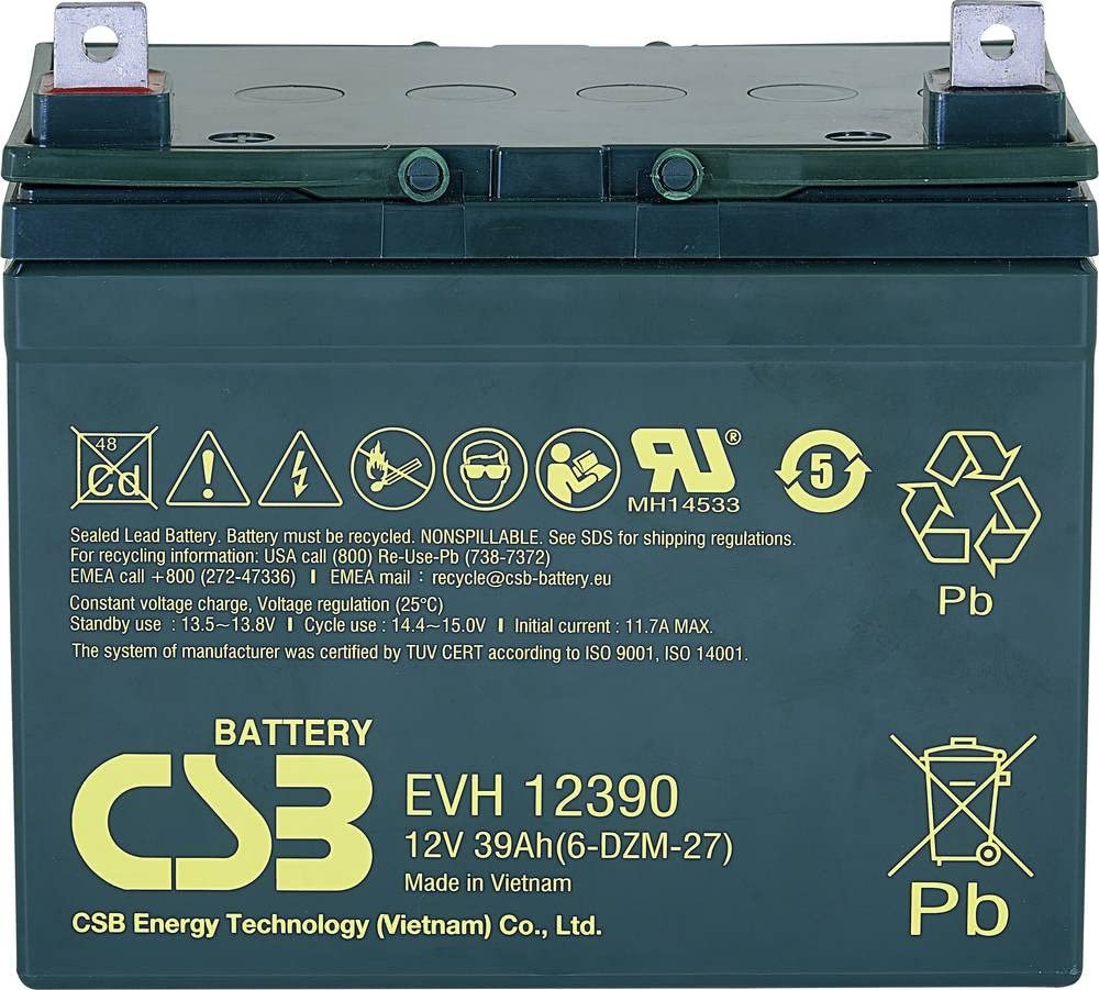 CSB Bleiakku EVH12390 zyklenfest von CSB Battery