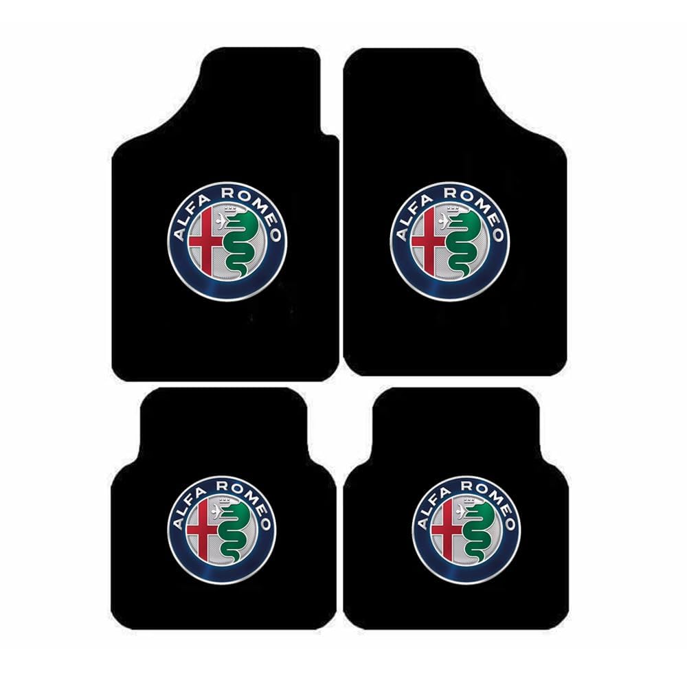 Auto Fußmatte für Alfa Romeo GTV 1995-2005, Allwetter Flanell Autoteppich, Fussmatten rutschfeste Abnutzung Bodenmatten Material Automatten Teppiche Zubehör von CSBLDM