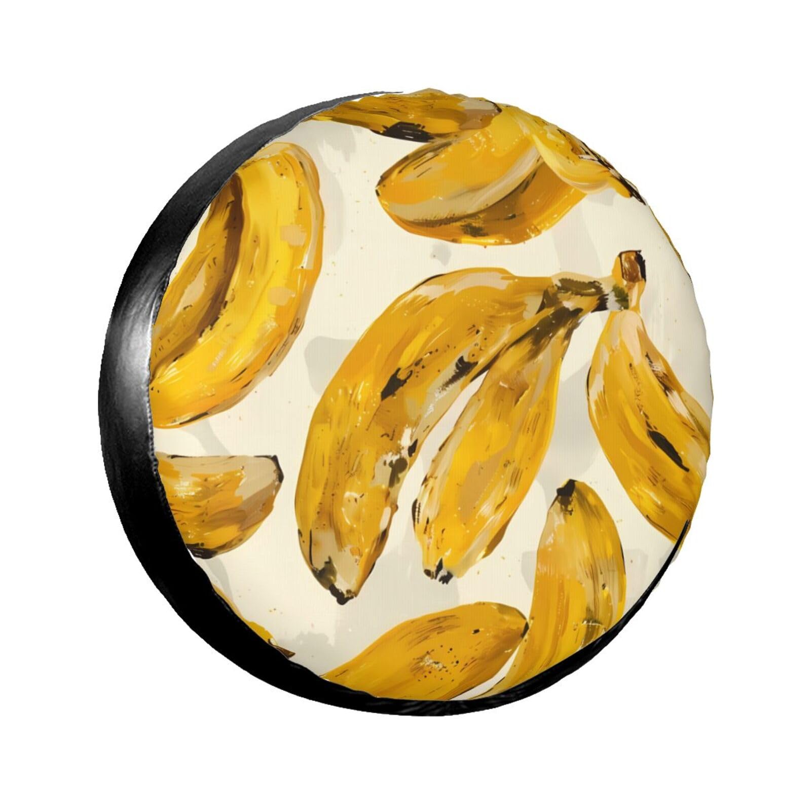 Bedbliss Bananas Ersatzreifenabdeckung – wasserdichte Universal-Ersatzradabdeckung – für Anhänger, Camper, SUV, 38,1 cm (15 Zoll) von CSIVKEJ