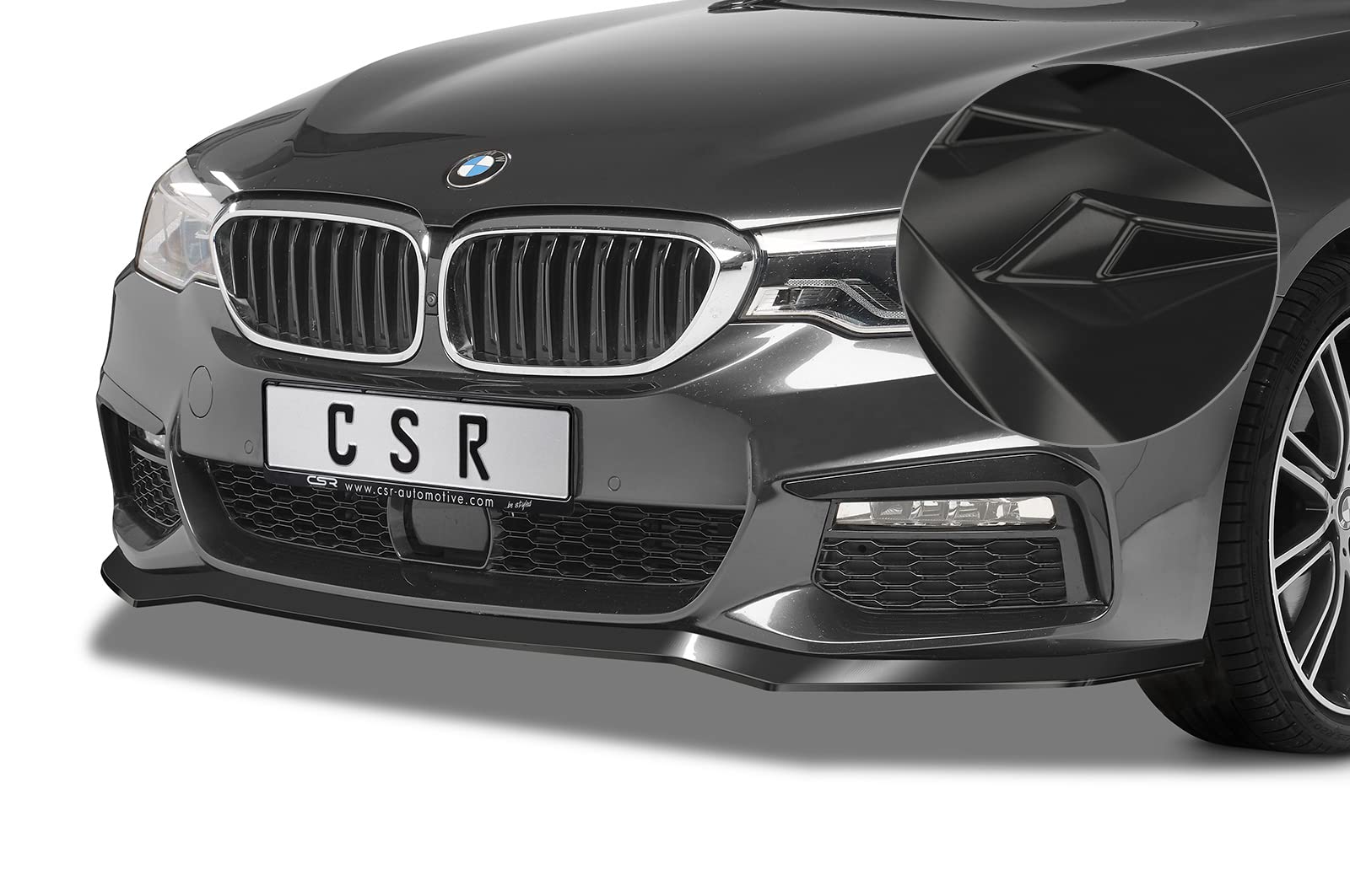 CSR-Automotive Cup-Spoilerlippe mit ABE Kompatibel mit/Ersatz für BMW 5er G30/G31 M-Paket CSL564-G von CSR-Automotive