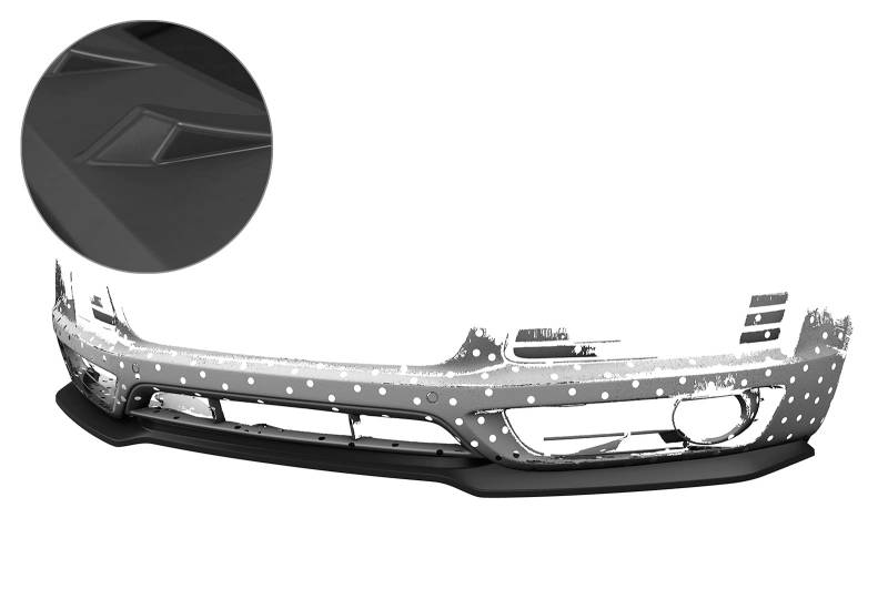 CSR-Automotive Cup-Spoilerlippe mit ABE Kompatibel mit/Ersatz für Audi Q7 (4L) S-Line CSL515-L von CSR-Automotive