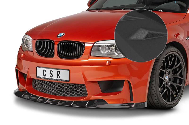 CSR-Automotive Cup-Spoilerlippe mit ABE Kompatibel mit/Ersatz für BMW 1er E82 M Coupe CSL471-S von CSR-Automotive