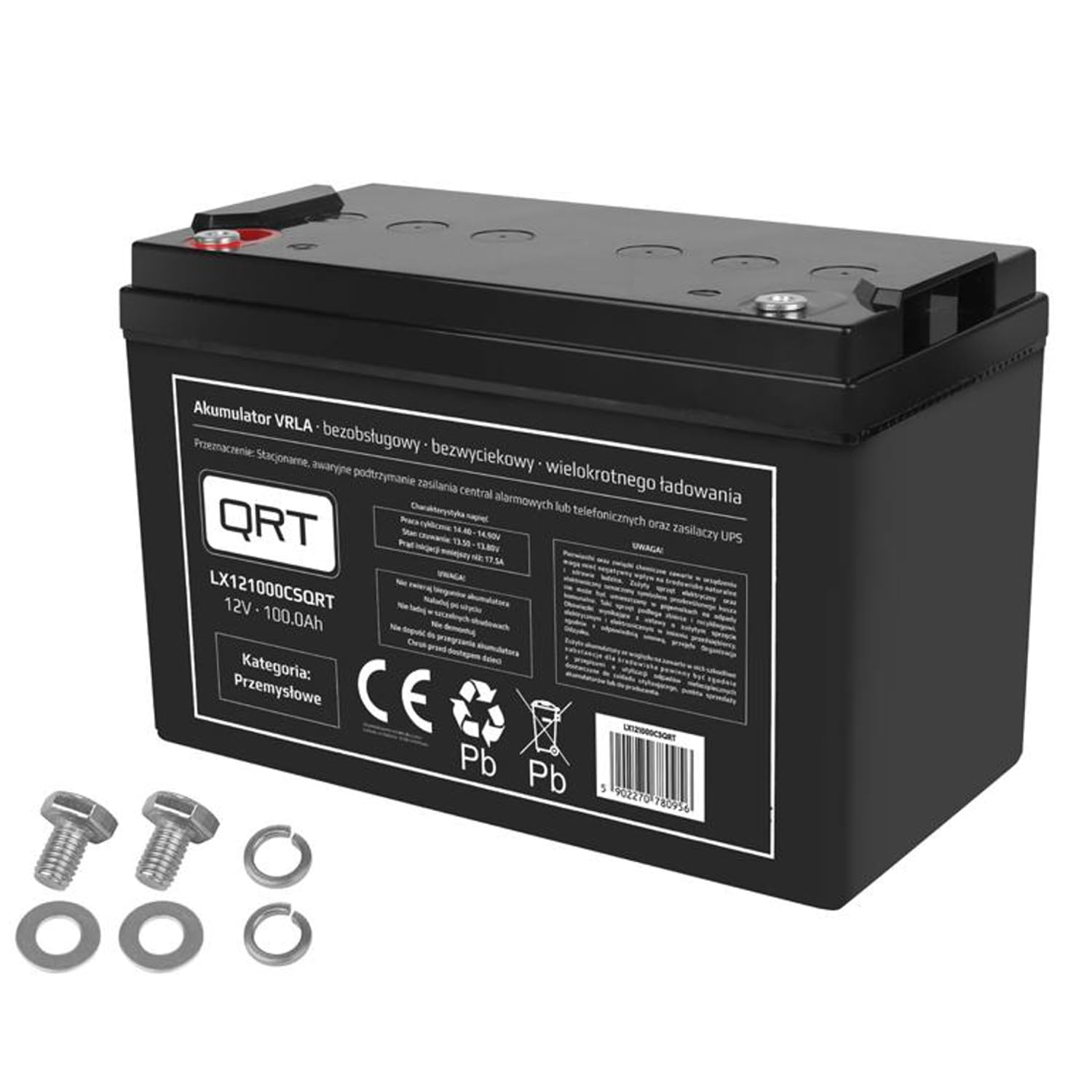 CSSB Wartungsfreie Batterie 12 V 100 Ah 36x20x27cm Wiederaufladbare Batterie von CSSB