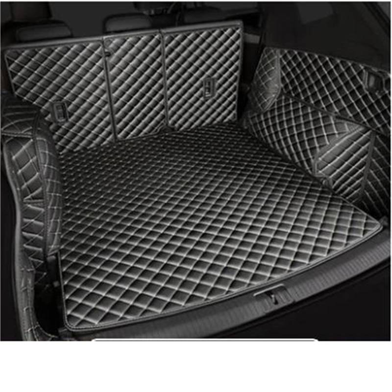 Kofferraumwanne Autozubehör Kofferraummatte Cargo Kofferraummatte Tablettform Antirutschmatte Zubehör Für Jeep Für Wrangler 4 Türer 2008-2010(Style 1) von CSSPDM