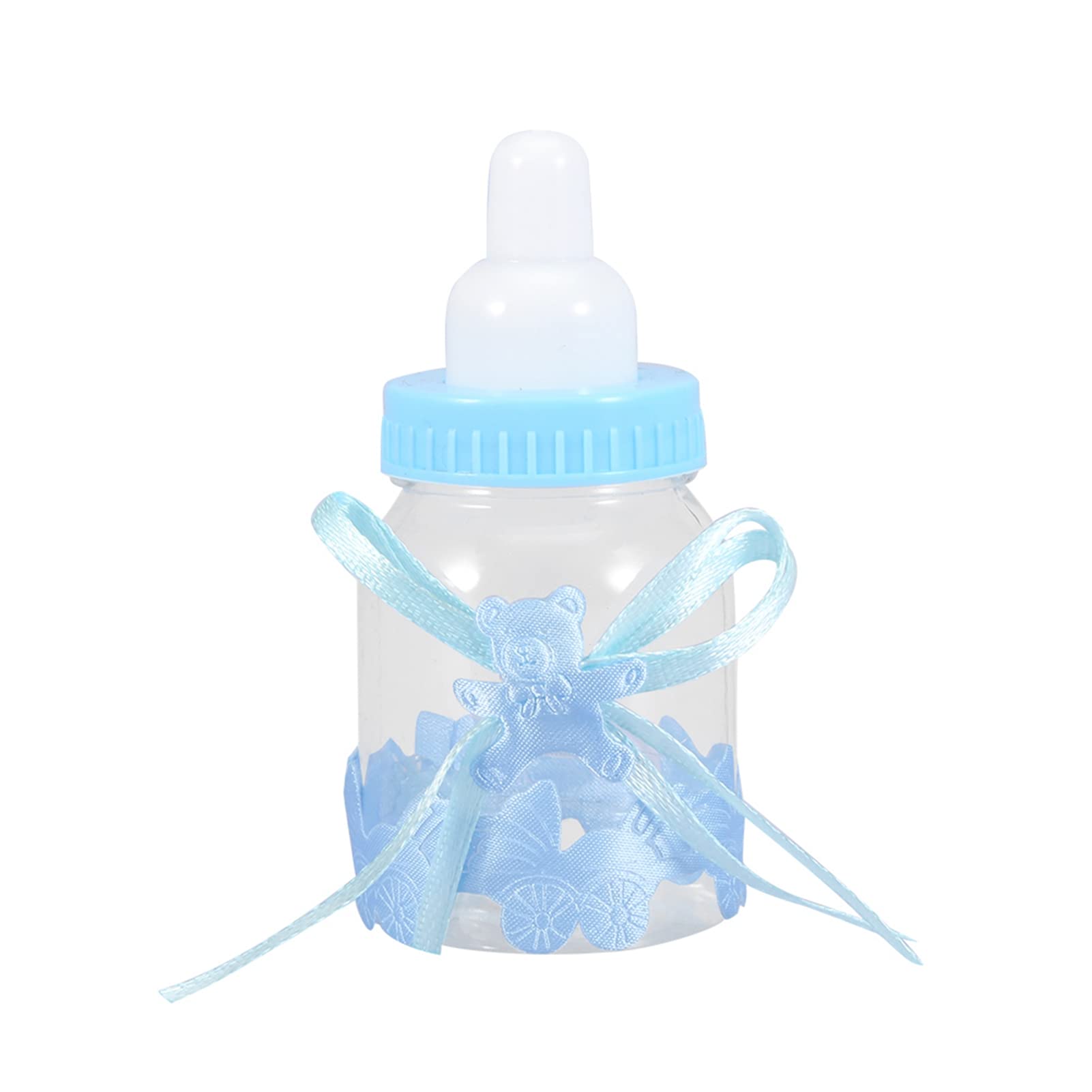 Befüllbare Flaschen, 24 Stück, befüllbare Flaschen, süße Bonbonschachtel, Geschenk for Babyparty, Partydekorationen /228(Blue) von CSSWLAI