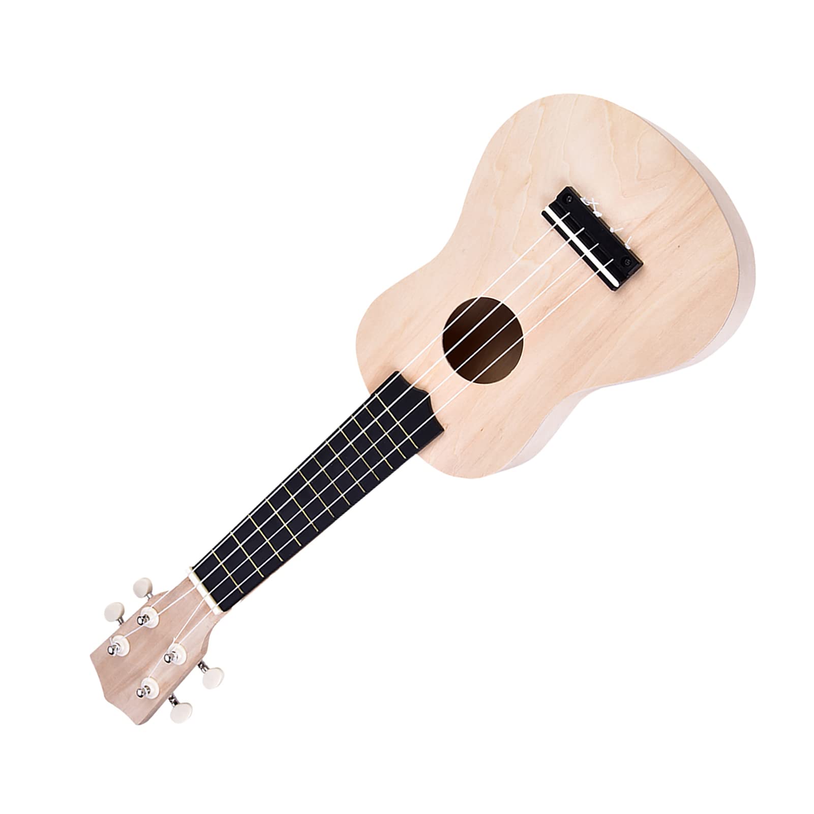 DIY-Ukulelenbausatz, 21-Zoll-Lindenholz-4-Saiter-Ukulelenbausatz, Instrumentenzubehör for Kinder und Anfänger/380 von CSSWLAI