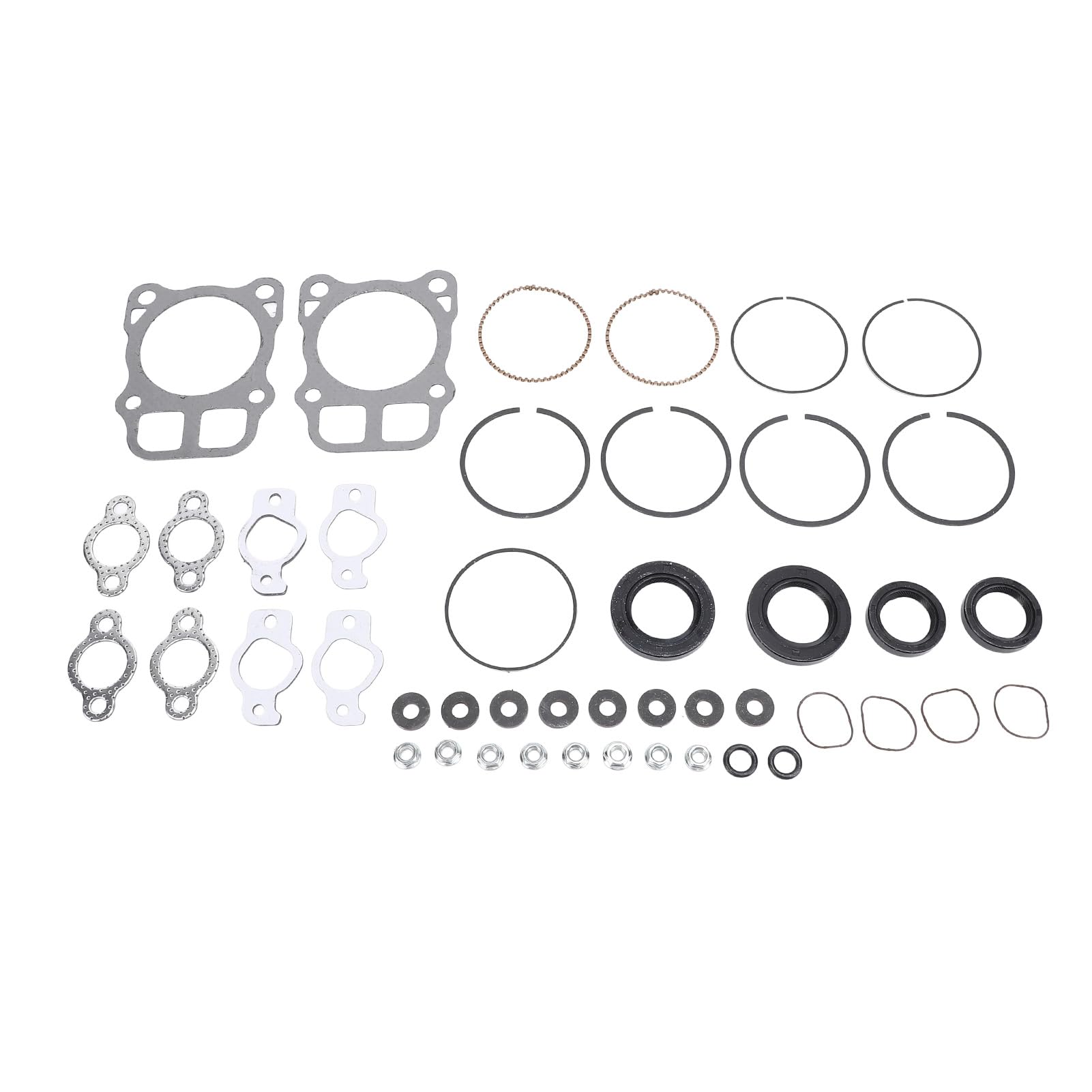 Motoren-Überholsatz, Rasenmäher-Zubehör, Kolbenringe, Dichtungssatz aus Aluminiumlegierung, Überholungs-Reparaturwerkzeug, Ersatz-Motorsatz for CH18, CH20, CH22/43 von CSSWLAI