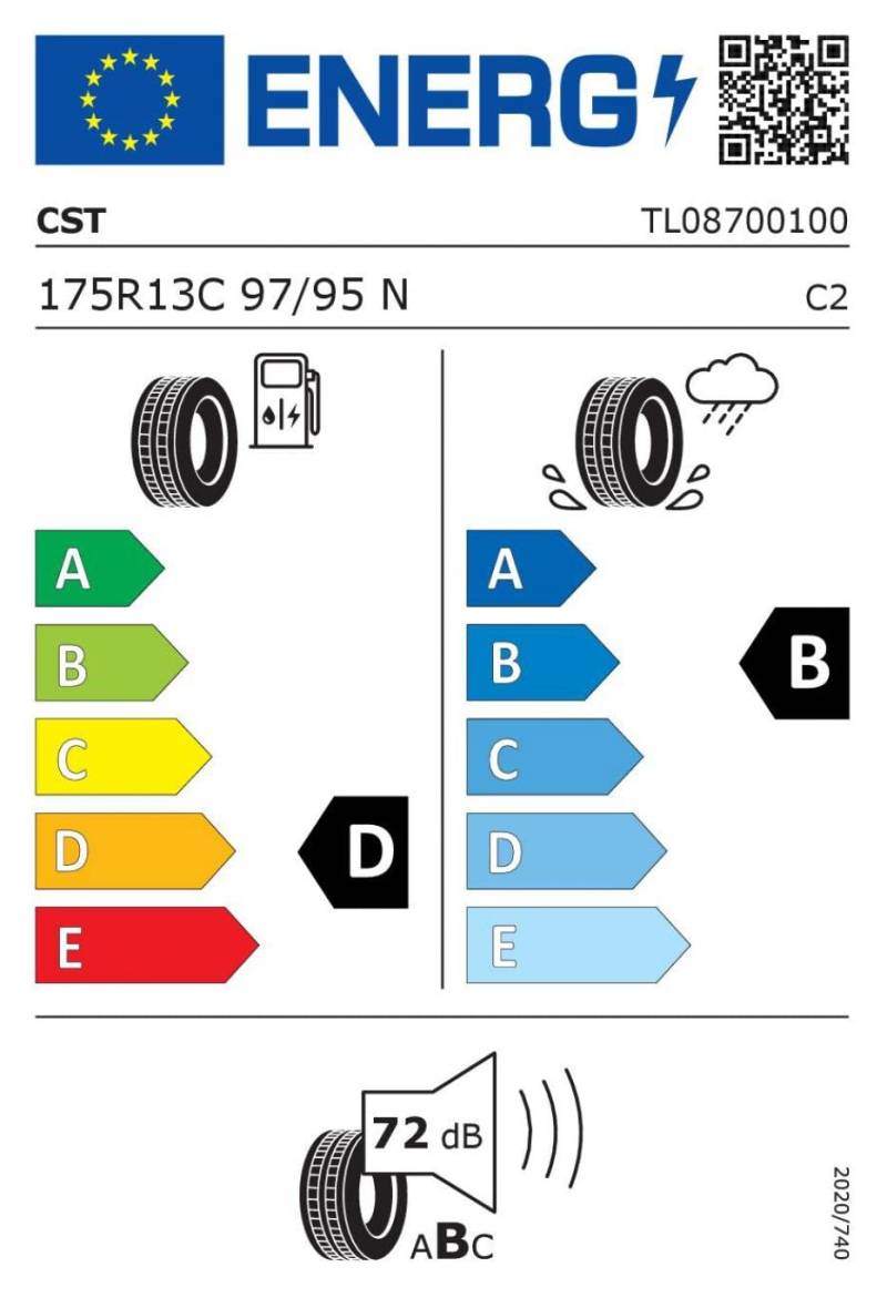 CST Sommerreifen, 175 R 13C, 97/95N, CL-31 von CST