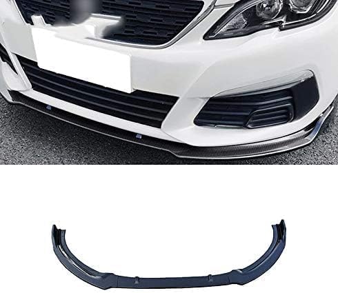 Auto Frontlippe Frontspoiler für Peugeot 308 2018,ABS Kratzfest Kollisionssicher Front stoßstangen Lippenspoiler Flügel Exterieur Zubehör von CSYKKL