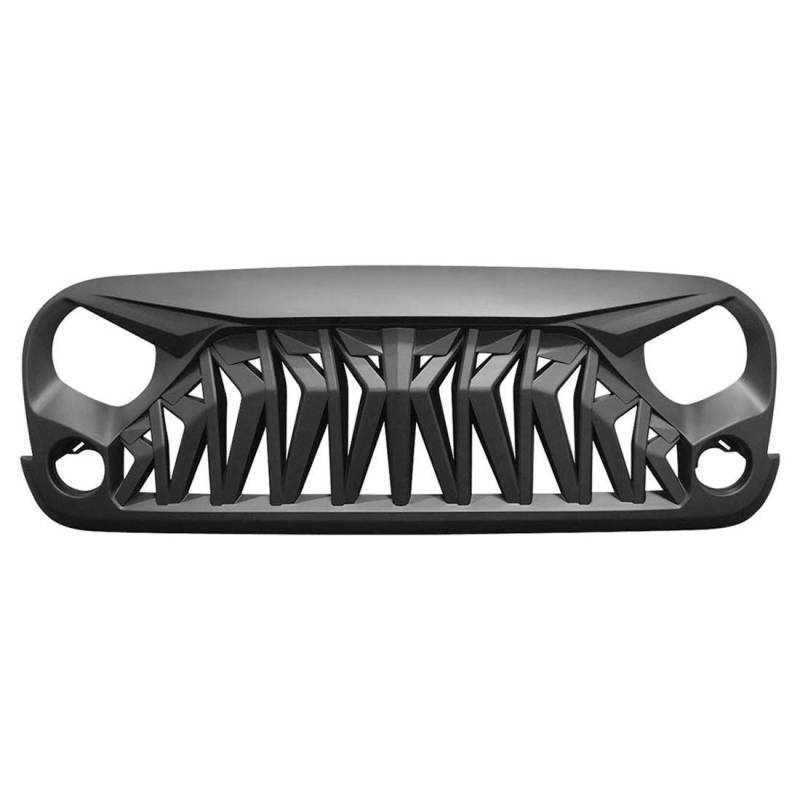 CStern Hai Style Frontgrill Kühlergrill Kühlergitter Lüftungsgitter Mattschwarz für JK 2007-2018 von CStern