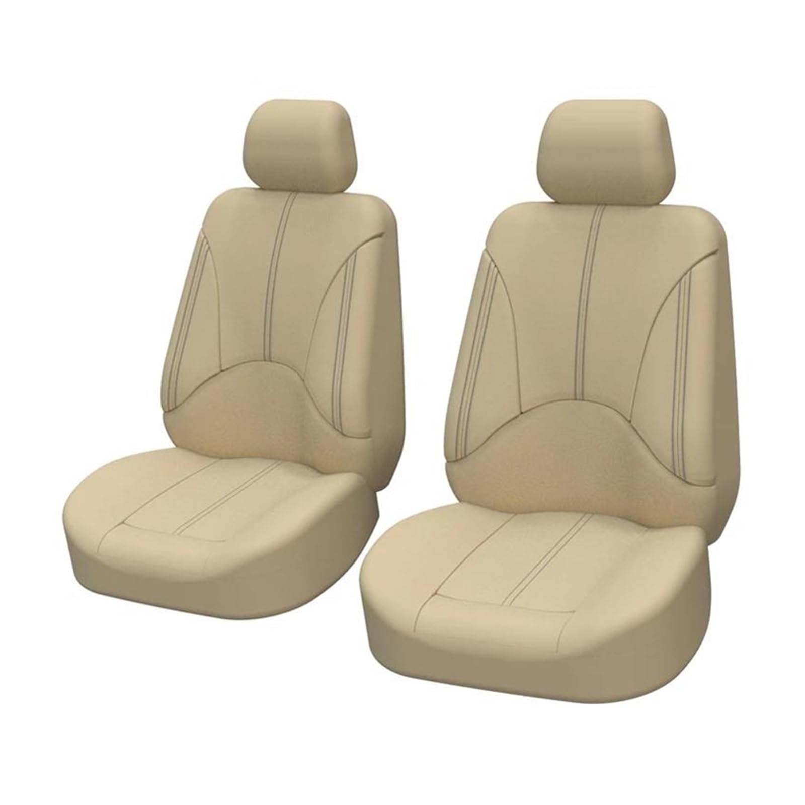 CTCYWLWAYZ Sitzkissen Autositzbezüge Autokissen Schutzset Für F&ord Für Transit Custom Sitzschoner(BEIGE 2St) von CTCYWLWAYZ