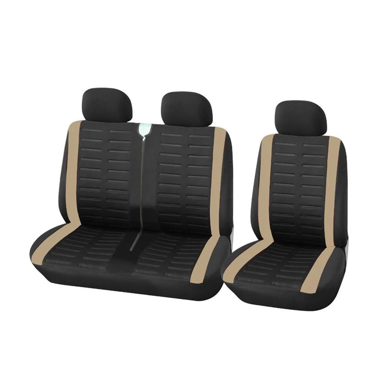 CTCYWLWAYZ Sitzkissen Autositzbezüge Autokissen Schutzset Für Q5 Sitzschoner(BEIGE,3 Stck.) von CTCYWLWAYZ