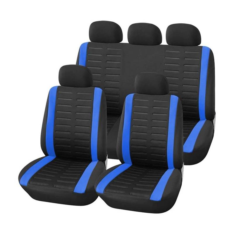 CTCYWLWAYZ Sitzkissen Autositzbezüge Autokissen Schutzset Für Q5 Sitzschoner(Blau,KOMPLETTES Set) von CTCYWLWAYZ