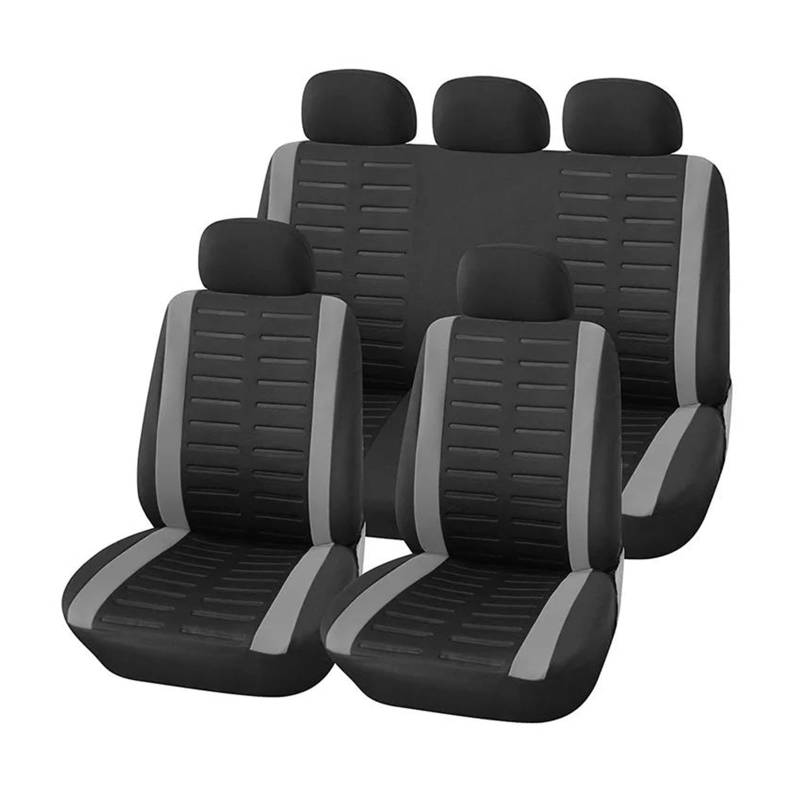 CTCYWLWAYZ Sitzkissen Für Mazda Cx5 Autositzbezüge Autokissen Schutzset Sitzschoner(Grau,KOMPLETTES Set) von CTCYWLWAYZ