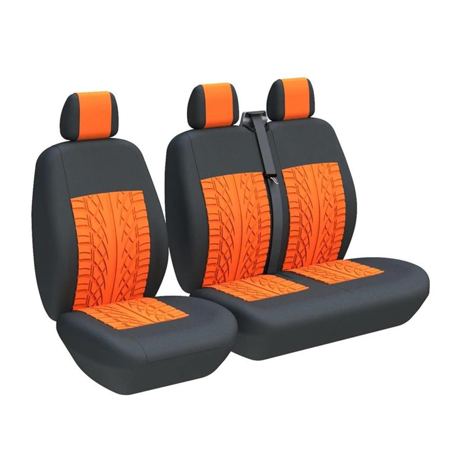 CTCYWLWAYZ Sitzkissen Für Opel Für Movano Für Vivaro Sitzbezug Sitzbezug Kissen Sitzschoner(Orange) von CTCYWLWAYZ