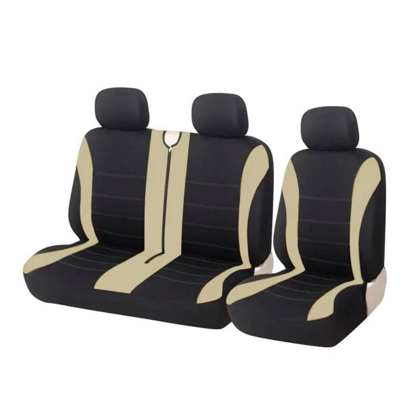 CTCYWLWAYZ Sitzkissen Für Toyota Für Hiace Sitzbezüge Autositzbezüge Sitzschoner(BEIGE) von CTCYWLWAYZ