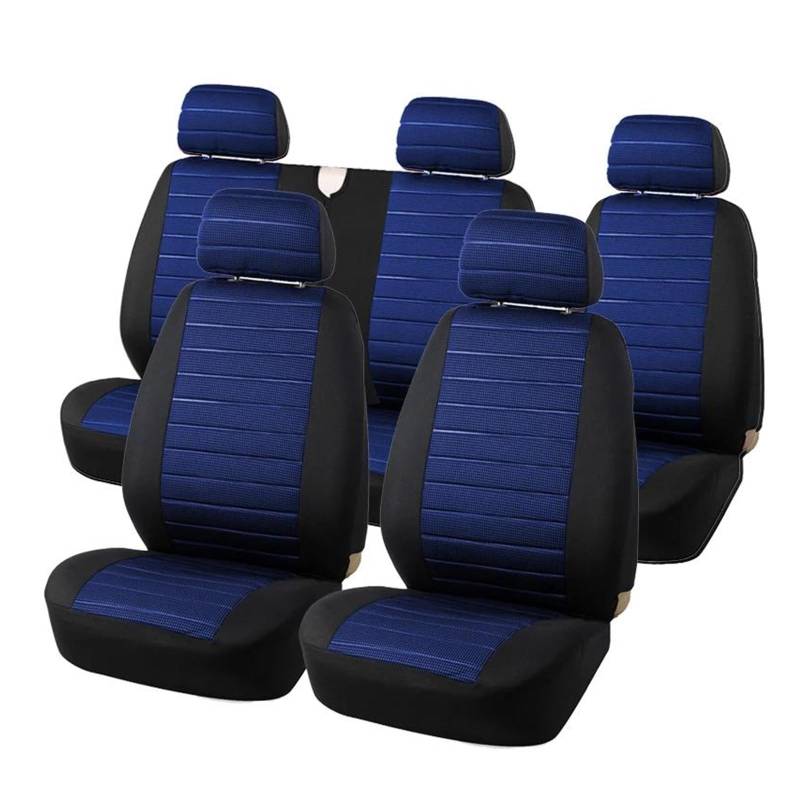 CTCYWLWAYZ Sitzkissen Sitzbezug Autokissen Schutzset Für VW LT T4 T5 Sitzschoner(Blau) von CTCYWLWAYZ