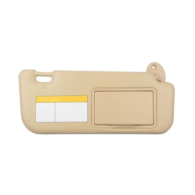 Für Toyota Für Corolla E160 E170 2014 2015 2016 2017 Auto Sonnenblenden Panel Sonnenblende Mit Spiegel 74320-02B20(Beige Rechts) von CTCYWLWAYZ