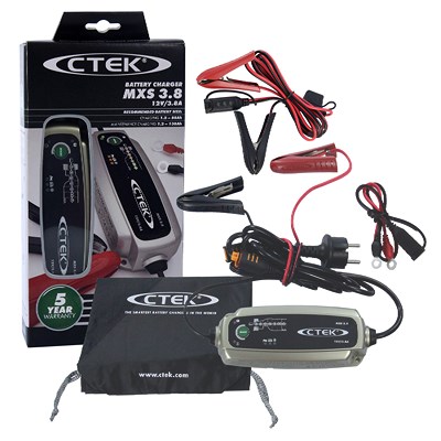 Ctek Batterieladegerät MXS 3.8 + Comfort Indicator von CTEK