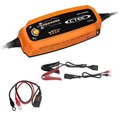 Ctek Batterieladegerät MXS 5.0 Polar+ Schnellkontakt M8 von CTEK