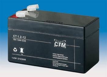 CTM CT 1,2 12 AGM Bleiakku12V 1,2Ah 10400 4250192700394 von CTM