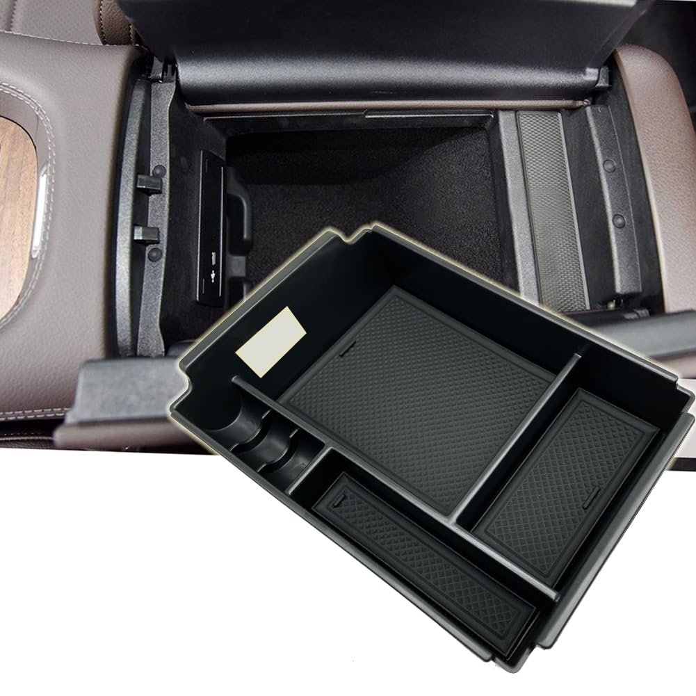 CUCHIYUN Mittelkonsole Organizer Tray Aufbewahrungsbox Kompatibel mit Mercedes Benz 2022 GLE/GLS Zubehör 2021 2020, Auto Mittelarmlehne Aufbewahrungsbox Tablett Organizer von CUCHIYUN