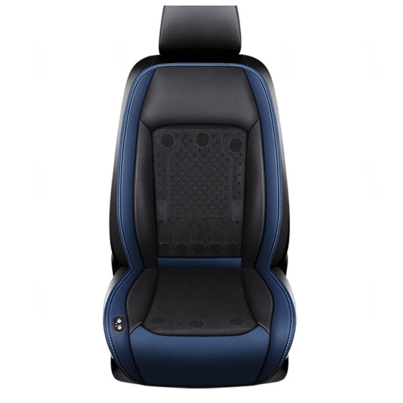 CUCUKAKA Cooling Car Seat Cover, mit 24 Ventilatoren 3 einstellbare Windgeschwindigkeiten Kühlende Sitzauflage Kühlende Sitzauflage für Auto LKW Van,Blue-12V von CUCUKAKA