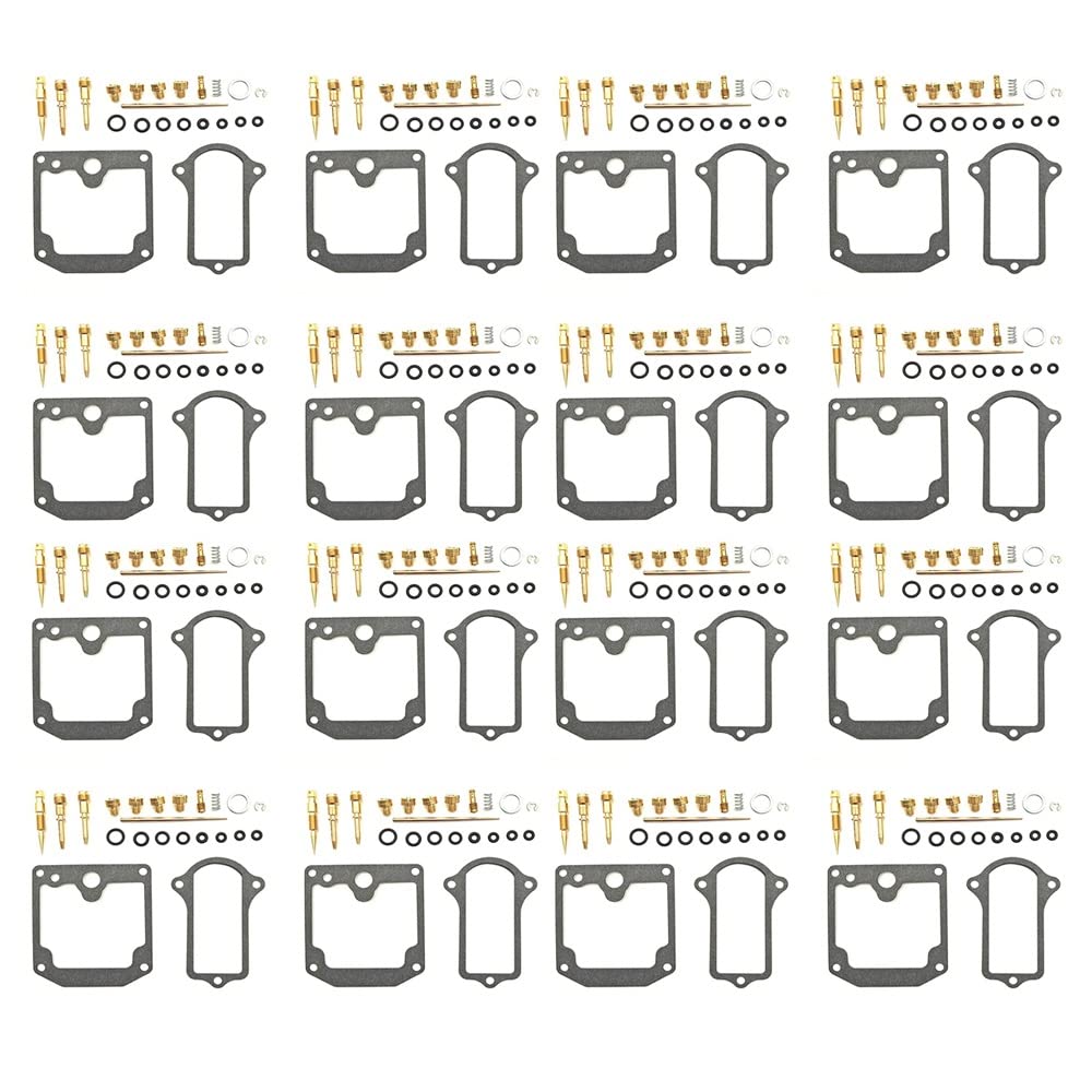 4 x Vergaser-Reparatursatz, Kammerdichtung, Hauptpilot-Dichtung, Ersatzteile für KZ900 1976–1977 KZ900B 1976 KZ 900 900A 900B (4SET) von CUIYMXSC