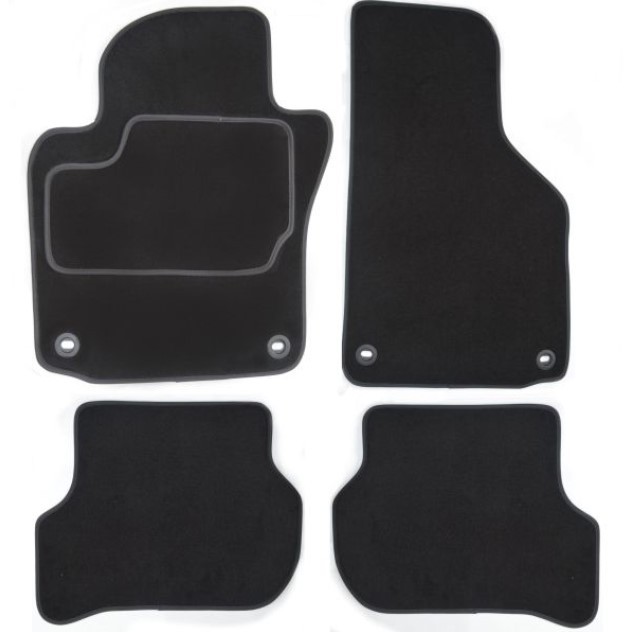 CUSTOPOL Fußmattensatz SEAT SET106C Autofußmatten von CUSTOPOL