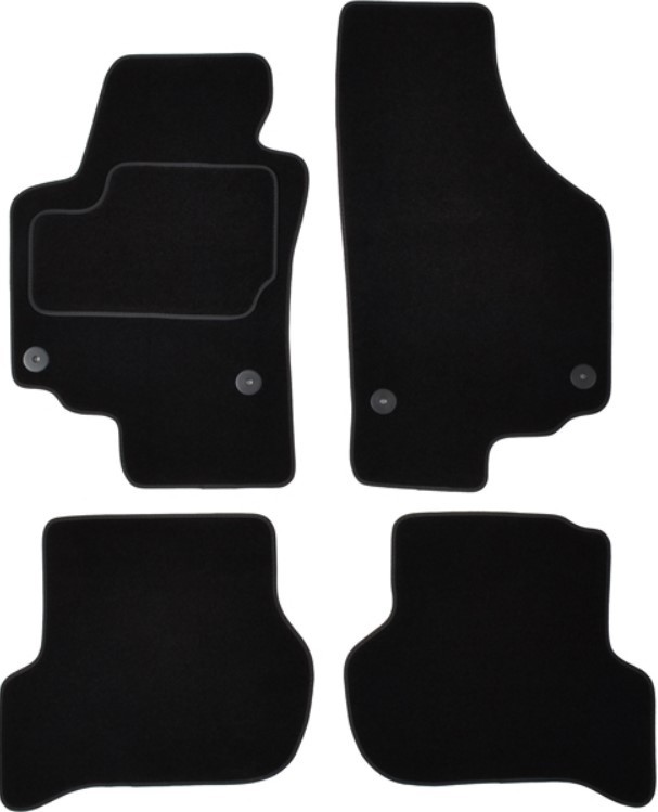 CUSTOPOL Fußmattensatz SEAT SET115C Autofußmatten von CUSTOPOL