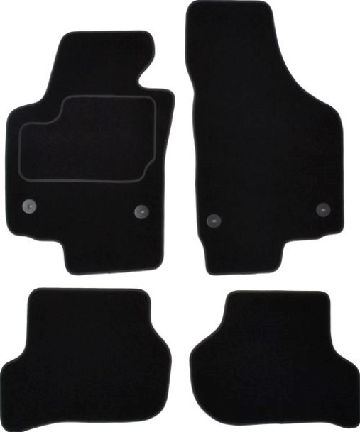 CUSTOPOL Fußmattensatz SEAT SET120C Autofußmatten von CUSTOPOL