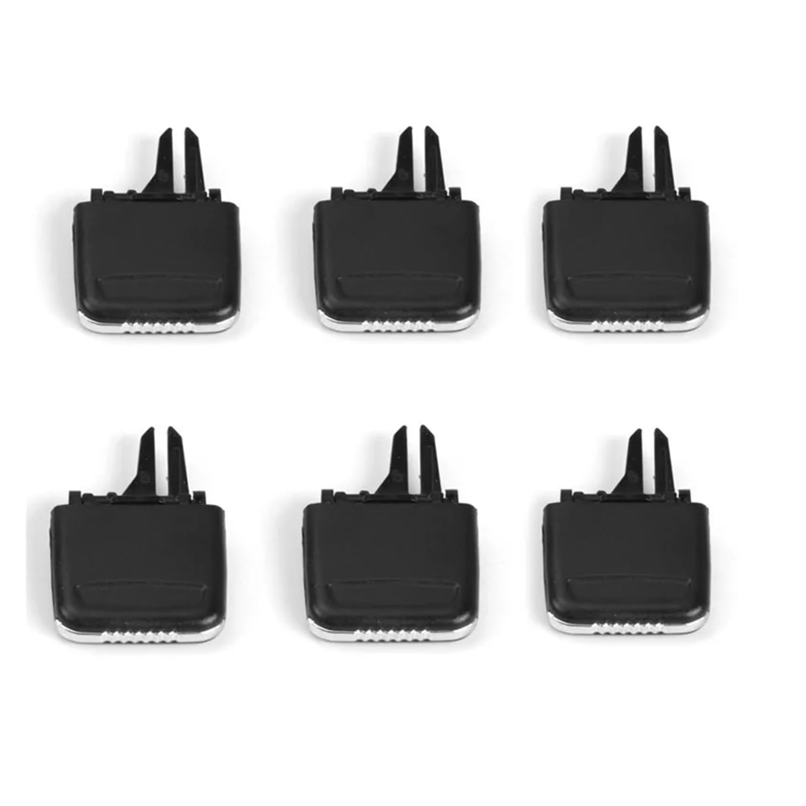 Auto AC Lüftungsgitter Für Cayenne 2010-2017 Auto Front Dashboard Hinten Klimaanlage Outlet Vents Tab Clip Pick Lüftungsdüsen Gitter(6pieces) von CUTEAS