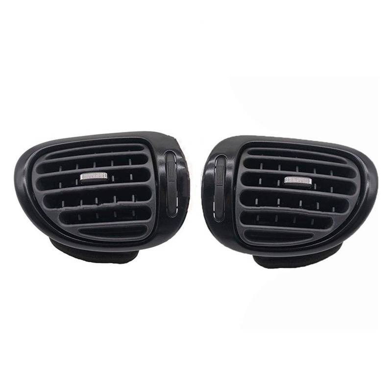 Auto AC Lüftungsgitter Für Citroen C2 5-türige Limousine Armaturenbrett Klimaanlage Instrumententafel VTS Air Outlet Vents 8211C6 8264Y6 Lüftungsdüsen Gitter(Black Pair) von CUTEAS