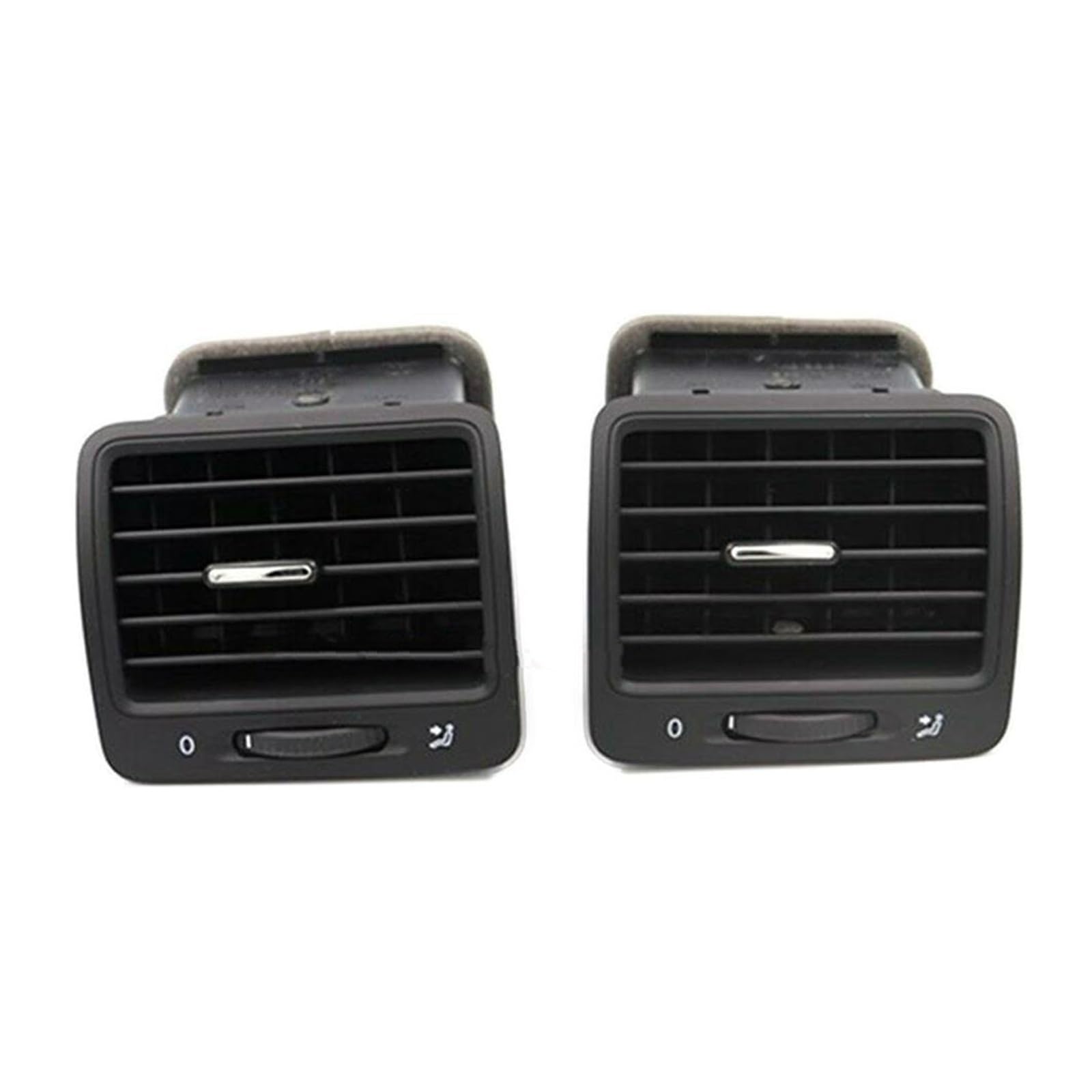 Auto AC Lüftungsgitter Für VW Für GOLF MK5 2004-2009 Armaturenbrett Air Outlet Vent Klimaanlage Outlet Klimaanlage 1K0819703 1K0819704 Lüftungsdüsen Gitter(Black L and R) von CUTEAS