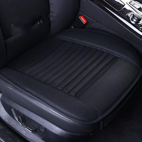 Autositzschoner Für Benz W204 W205 W211 W203 ML320 Auto Sitzbezug Kissen Auto Innen Zubehör Universal Kissen Auto Sitzbezug (Größe : Black front 1 piece) von CUTEAS