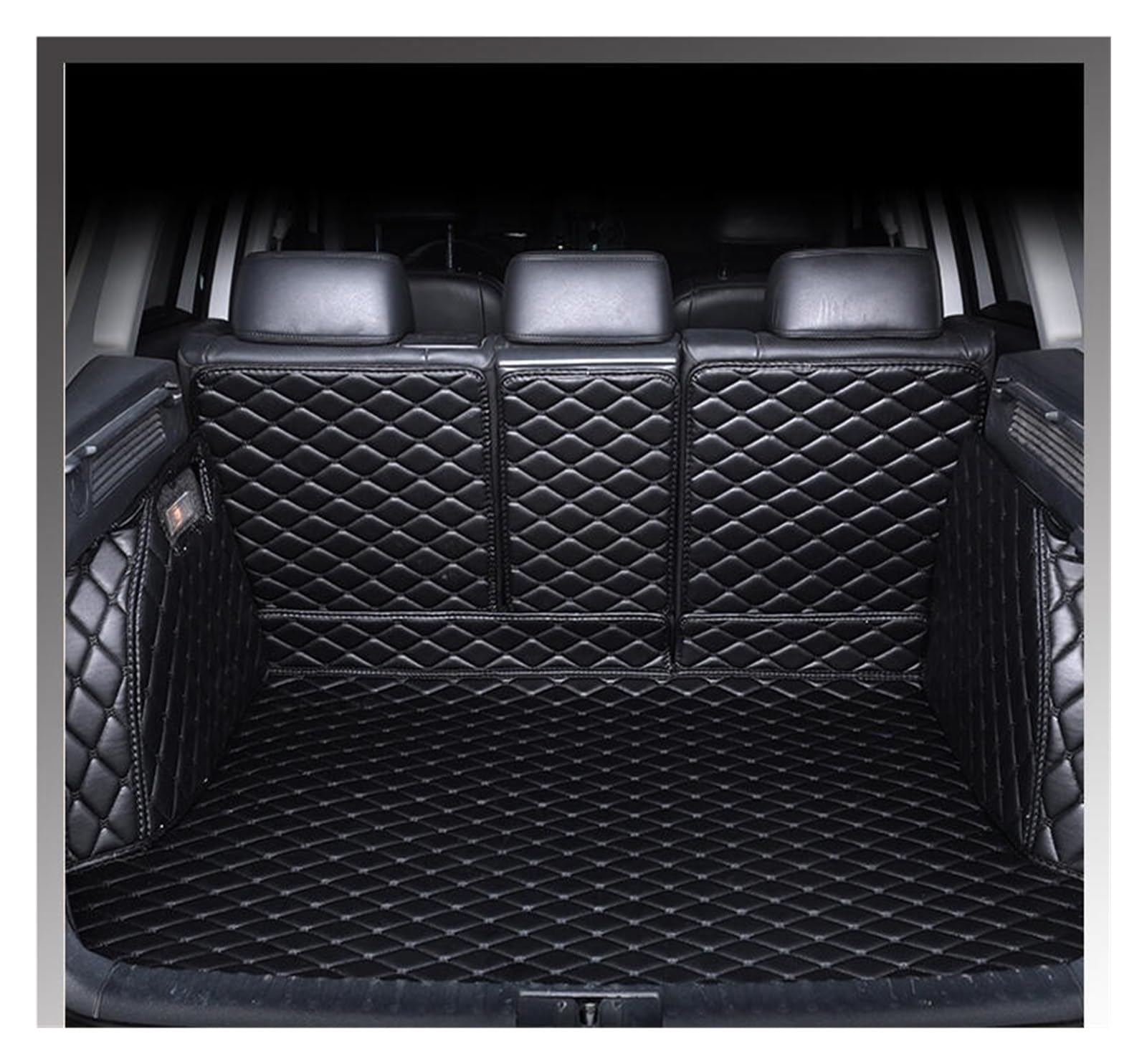 CUTEAS Kofferraumwanne Für Dongfeng Für Forthing T5 Für EVO 2021 Auto Boot Abckung Pad Cargo-Liner Innen Protector Auto Vollständige Abckung Stamm Auto Kofferraummatte (Farbe : Schwarz) von CUTEAS