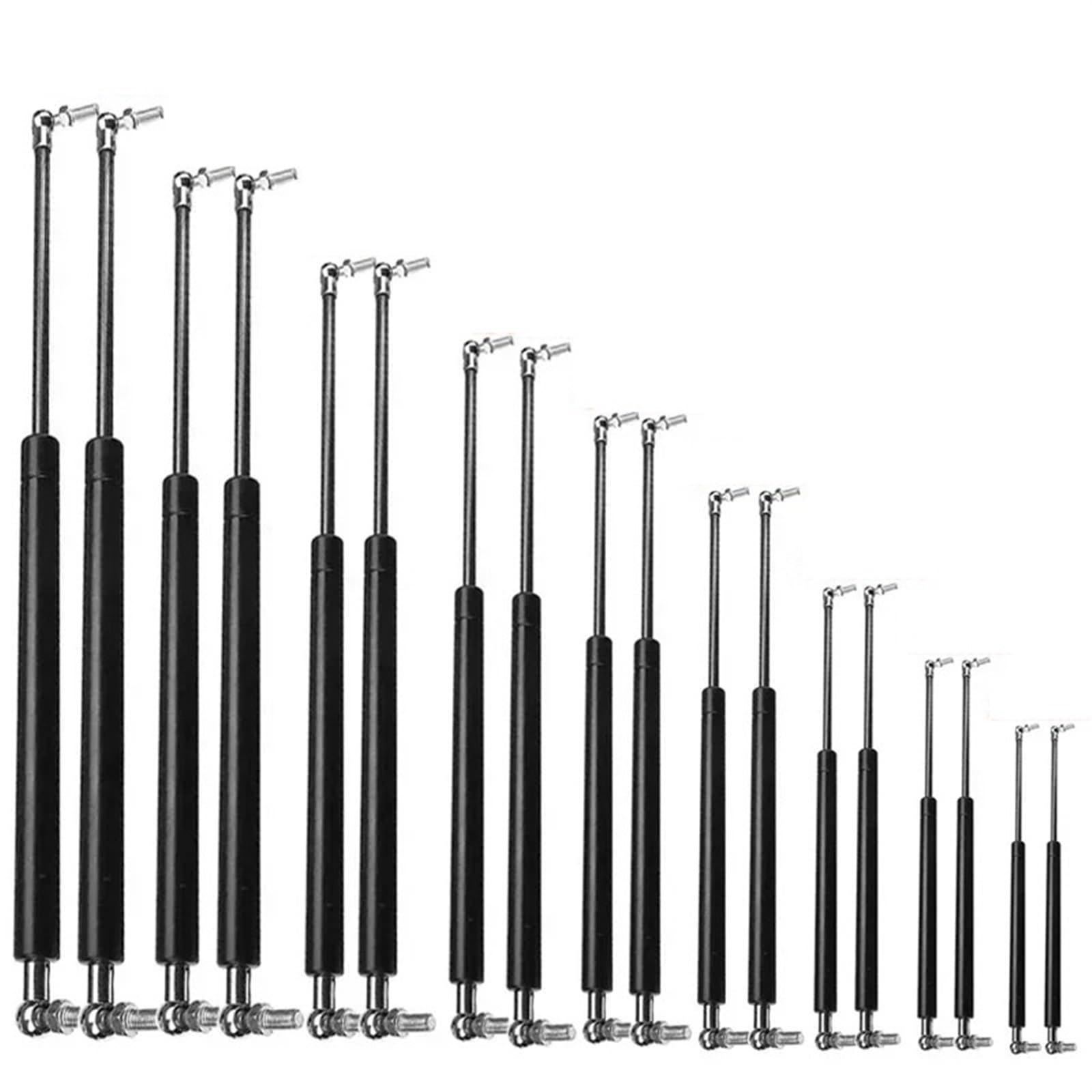 Heckklappendämpfer 200-600mm 400N Universal-Gasfeder-Hebeunterstützung Für Die Vordere Motorhaube Mit Kapuze Hinterer Kofferraum Heckklappe Stoßdämpfer-Gasdruckfeder Gasfeder Heckklappe(250mm-400N) von CUTEAS