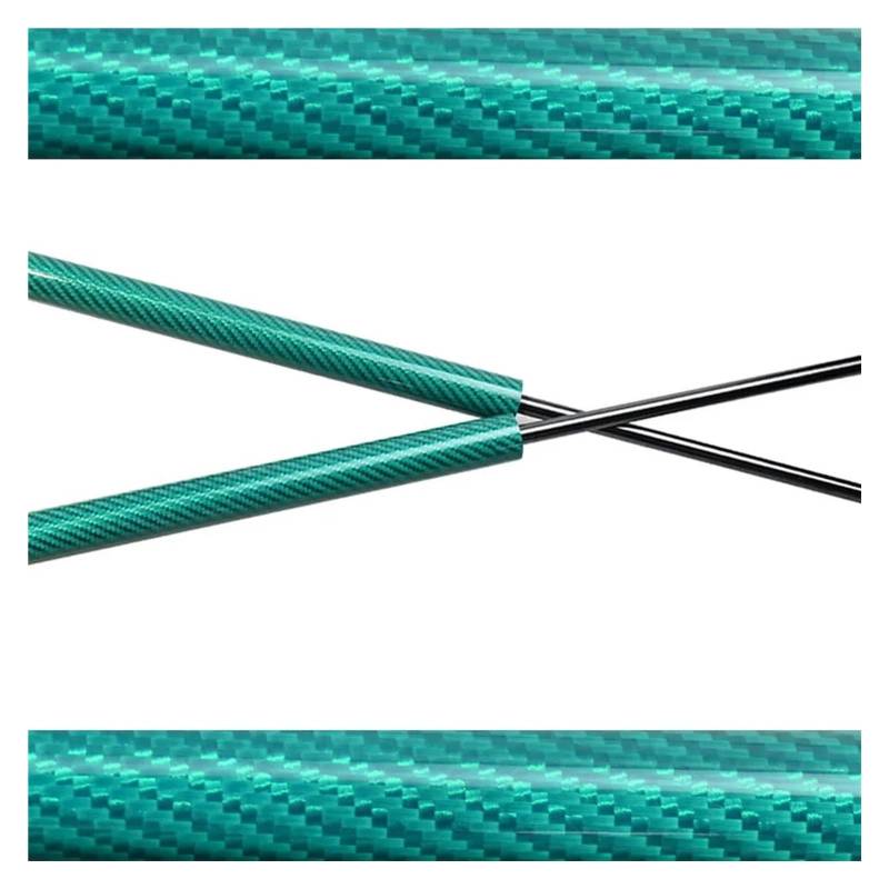 Heckklappendämpfer Für Nissan Für Skyline R33 Coupe mit Spoiler 1993–1998 Heckklappe Boot Lift unterstützt Prop Rod Gas Streben Gasfeder Heckklappe(Green Carbon Fiber) von CUTEAS