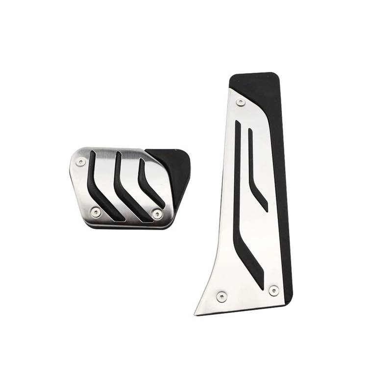 Kupplungspedalabdeckung Für 3 Serie G20 G21 2020-2023 Bremse Fußstütze Pedal Pads Bremse Gaspedal Platte Pad LHD Auto Pedal Pedale Kappen(AT 2pieces) von CUTEAS