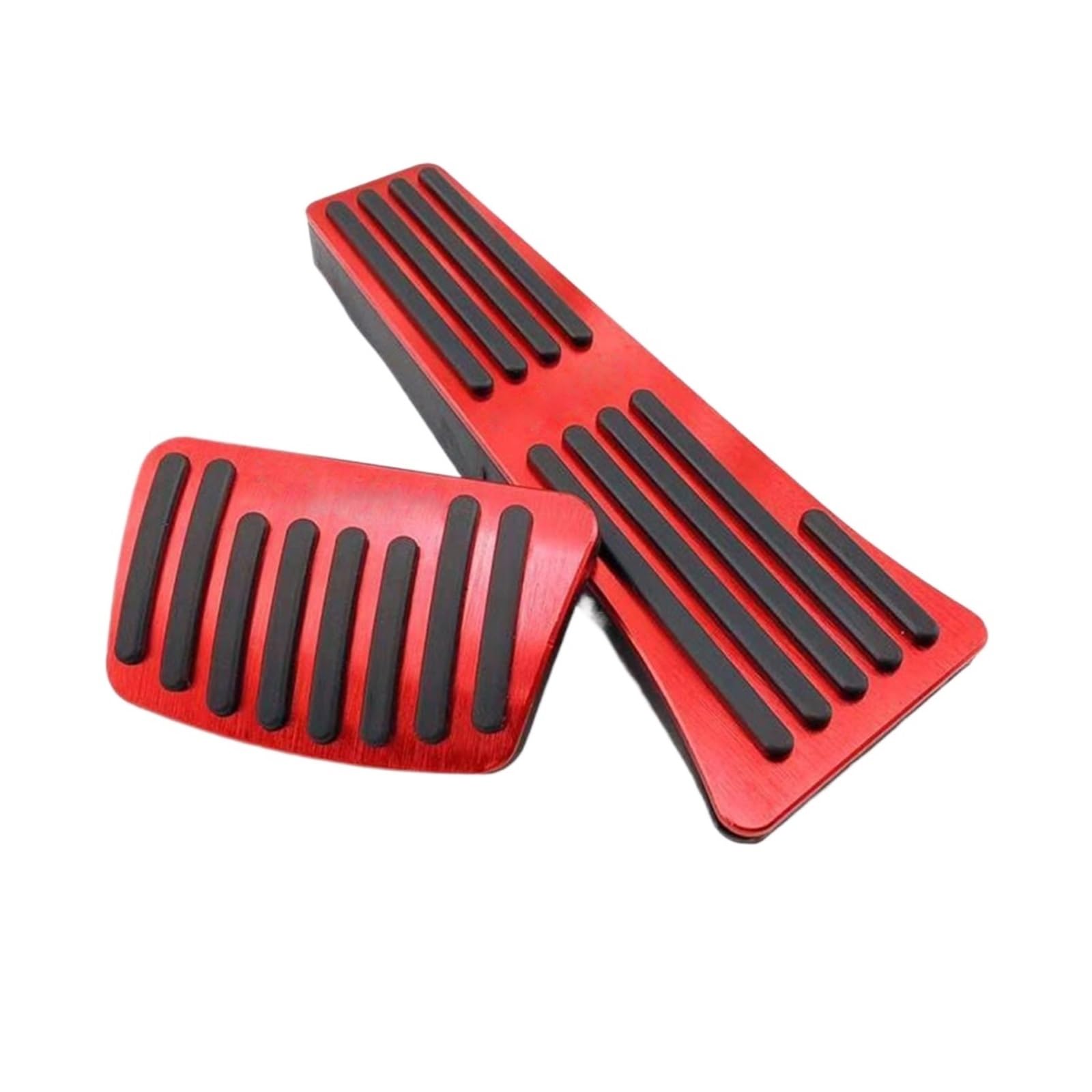 Kupplungspedalabdeckung Für Hyundai Für Santafe TM 2018 2019 2020-2022 Auto Gaspedal Bremspedal Abdeckung Aluminium Anti-Slip Pads Schutz Pedale Kappen(Red) von CUTEAS