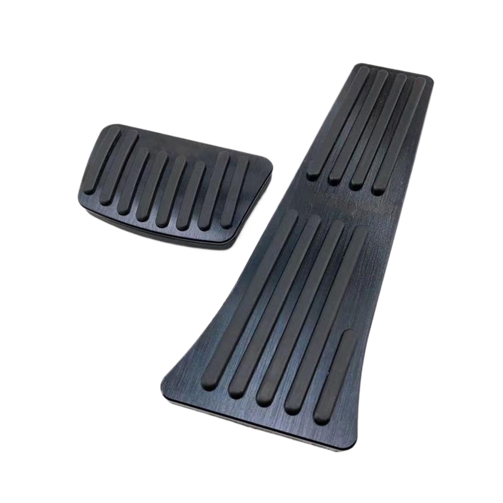 Kupplungspedalabdeckung Für Hyundai Für Santafe TM 2018 2019 2020-2022 Auto Gaspedal Bremspedal Abdeckung Aluminium Anti-Slip Pads Schutz Pedale Kappen(Schwarz) von CUTEAS