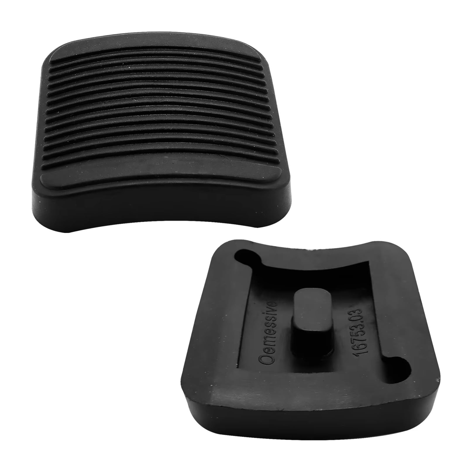 Kupplungspedalabdeckung Für Jeep Für Wrangler YJ TJ Für Cherokee XJ 52002750 Schwarz Gummi Pedal Pad Kupplung Bremse Abdeckung Kit Anti-slip Schutz Pedale Kappen von CUTEAS