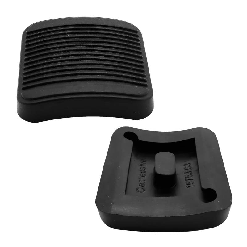 Kupplungspedalabdeckung Für Jeep Für Wrangler YJ TJ Für Cherokee XJ 52002750 Schwarz Gummi Pedal Pad Kupplung Bremse Abdeckung Kit Anti-slip Schutz Pedale Kappen von CUTEAS